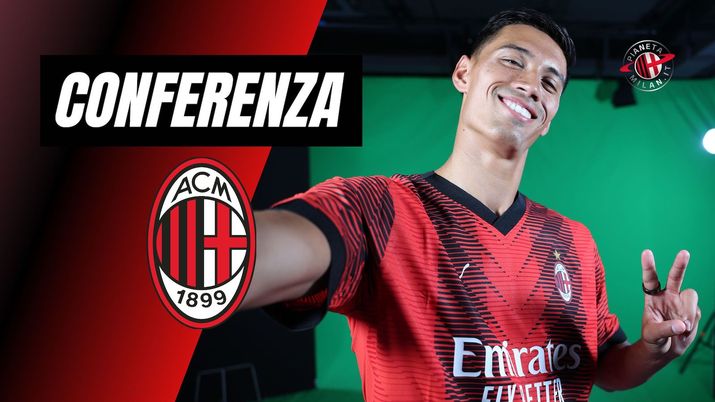 Tijjani Reijnders (centrocampista AC Milan) sarà presentato in conferenza stampa a Milanello | Calciomercato Milan News (Getty Images) Conferenza Reijnders AC Milan Calciomercato Milan LIVE