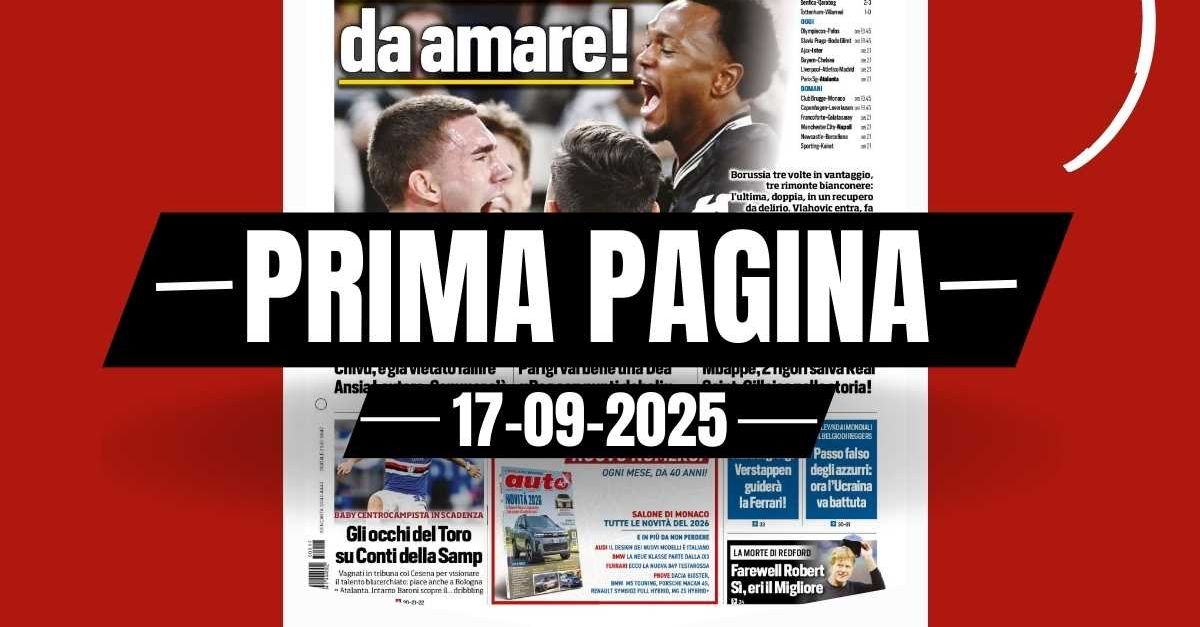 prima pagina tuttosport s236 232 una juventus da amare