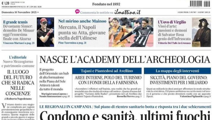 Il Napoli sui media: le prime pagine dei quotidiani di oggi- immagine 1