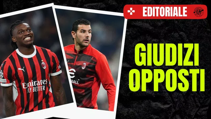 Rafael Leao e Theo Hernández AC Milan Fiorentina-Milan 2-1 Serie A 2024-2025
