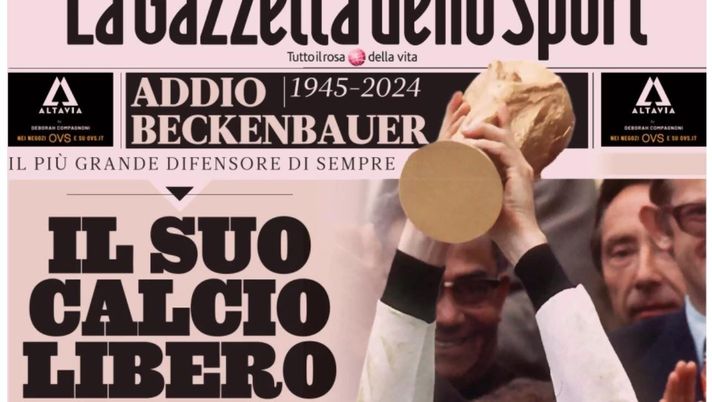 prima pagina gazzetta dello sport