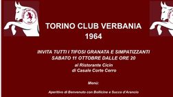 Torino Club Verbania: ospiti Bruno e Beccaria, presenta Gino Strippoli
