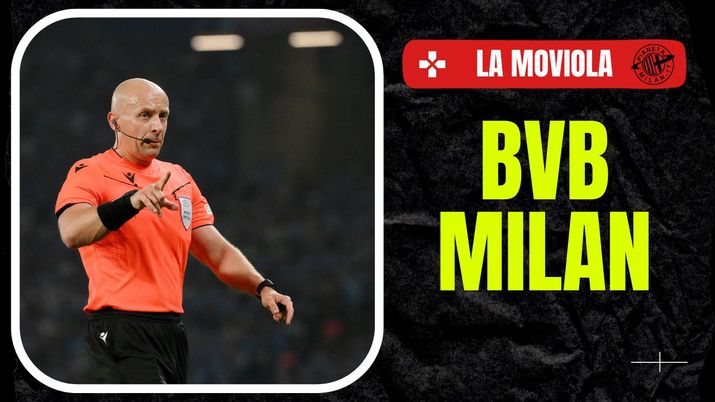 Moviola LIVE Borussia Dortmund-Milan Champions League 2023-2024 arbitro Marciniak