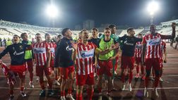 Stella Rossa da record, Partizan travolto 4-0 nel derby di Belgrado
