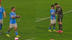 Politano esce, il capitano diventa Meret: la consegna della fascia – IL VIDEO