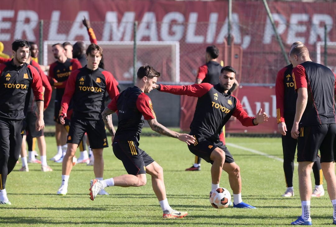 Roma, la rifinitura alla vigilia della sfida al Servette – FOTO GALLERY - immagine 7