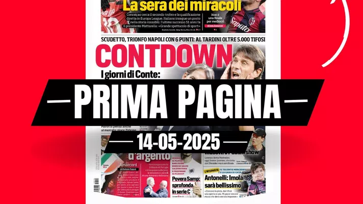 Prima pagina Corriere dello Sport: 'Milan-Bologna, la sera dei miracoli'