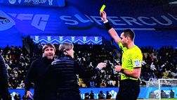 Napoli-Bologna, Conte viene ammonito! Il tecnico è una furia: Oriali lo trattiene