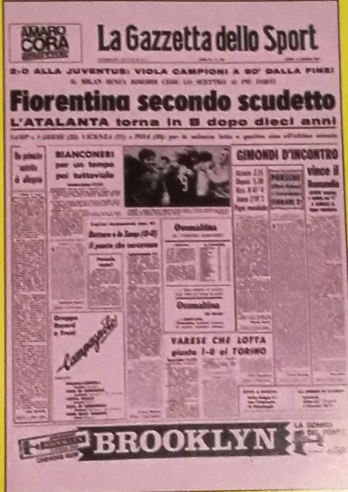 11 maggio 1969: la Fiorentina annienta la Juve e conquista il 2° tricolore- immagine 3