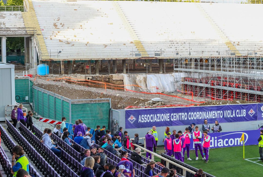 GALLERY VN – Lo stato dei cantieri al Franchi in Curva Fiesole e Maratona - immagine 15