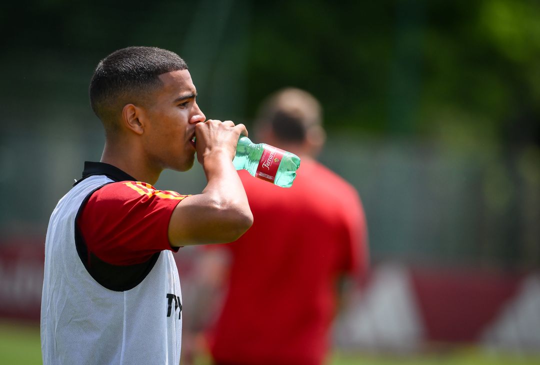 Roma, l’allenamento dopo la confitta con l’Atalanta – FOTO GALLERY - immagine 15