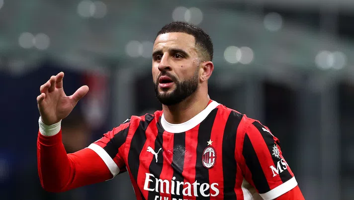Kyle Walker AC Milan Milan-Feyenoord 1-1 Champions League 2024-2025