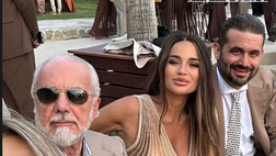 ADL al matrimonio di Politano: posa con gli sposi sorridenti – LA FOTOGALLERY