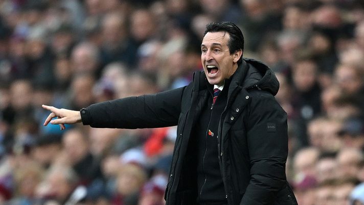 BIRMINGHAM, ENGLAND - NOVEMBER 12: Unai Emery, Manager of Aston Villa, reacts during the Premier League match between Aston Villa and Fulham FC at Villa Park on November 12, 2023 in Birmingham, England. (Photo by Shaun Botterill/Getty Images) Fiorentina, altro che coppetta. Ecco le avversarie più pericolose in Conference- immagine 2