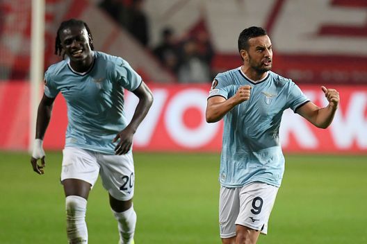 Pedro festeggia il gol dell'1-0 in Twente-Lazio, Europa League (Photo by Marco Rosi - SS Lazio/Getty Images) Pedro, Lazio