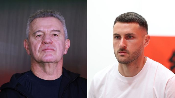 Javier Aguirre e Santiago Gimenez