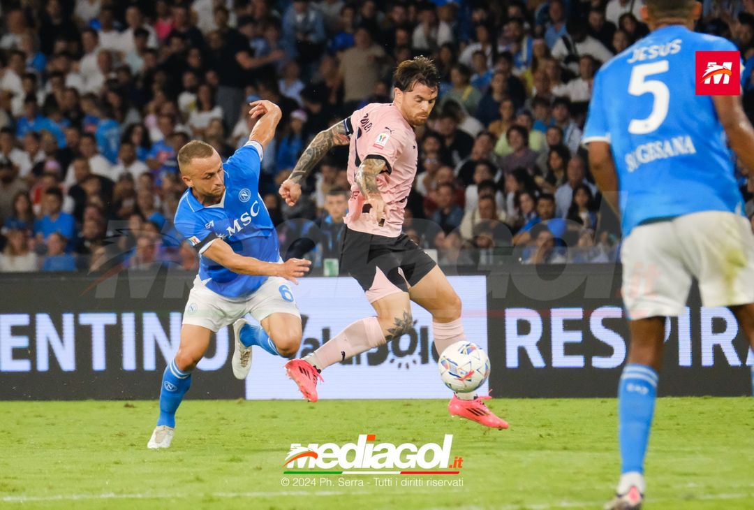 FOTO, Napoli-Palermo Coppa Italia 2024/25 - immagine 17