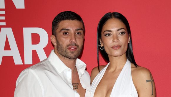 MILAN, ITALY - NOVEMBER 29: Andrea Iannone and Elodie attend the photocall for the GQ 'Men Of The Year' 2023 at Palazzo Serbelloni on November 29, 2023 in Milan, Italy. (Photo by Vittorio Zunino Celotto/Getty Images) Elodie: “Iannone? Quando l’ho visto ho capito che volevo essere sua. Sudato nei box è molto…” - immagine 1