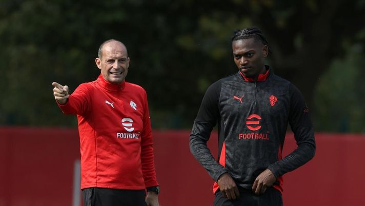 Juventus-Milan, Allegri: 'Tomori a disposizione'. Leao, Nkunku e i dubbi