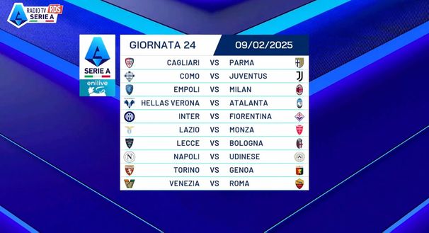 Serie A 24-25, il calendario completo: da Inter-Milan alla Juve, tutte le giornate - immagine 16