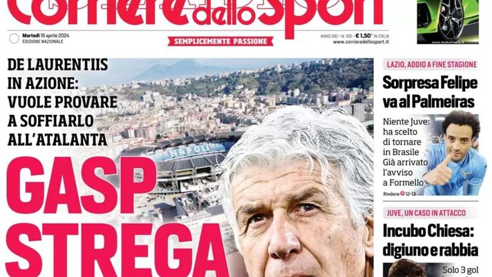 prima pagina corriere dello sport oggi