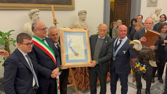 Cerimonia Lazio 124 anni Cerimonia Lazio 124 anni