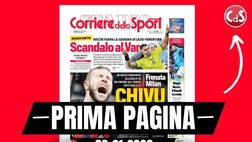 Prima pagina Corriere dello Sport: “De Rossi spaventa Allegri, frenata Milan. Chivu è solo”