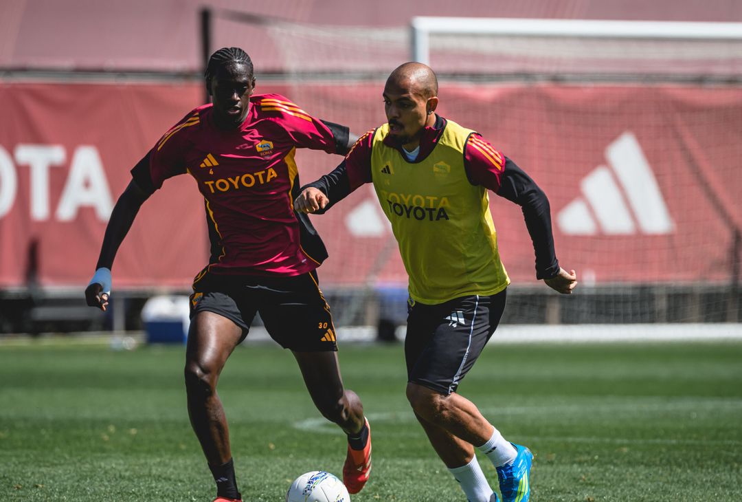 Trigoria, la seduta di allenamento a due giorni dall’Atalanta – FOTO GALLERY- immagine 1