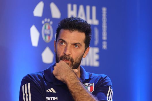 Gianluigi Buffon Capo Delegazione della Nazionale italiana. (Photo by Gabriele Maltinti/Getty Images) Buffon Capo Delegazione della Nazionale italiana.