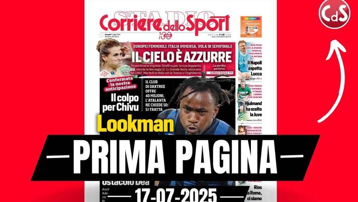Prima pagina Corriere dello Sport: 'Il Milan a lezione da Modric'