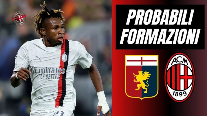 Probabili formazioni Genoa-Milan Serie A 2023-2024