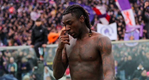 GERMOGLI PH: 8 DICEMBRE 2024 FIRENZE STADIO ARTEMIO FRANCHI SERIE A FIORENTINA VS CAGLIARI NELLA FOTO KEAN Kean