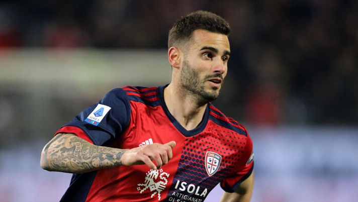 CAGLIARI, ITALY - MARCH 05: Gaston Pereiro of Cagliari in action during the Serie A match between Cagliari Calcio and SS Lazio at Sardegna Arena on March 05, 2022 in Cagliari, Italy. (Photo by Enrico Locci/Getty Images) Sky: “Gaston Pereiro può tornare in Serie A da svincolato, ma non è ancora fatta” - immagine 1