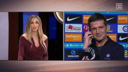 Chivu non gradisce la domanda di Diletta Leotta: “Non posso? No, lei mi ha chiesto…”