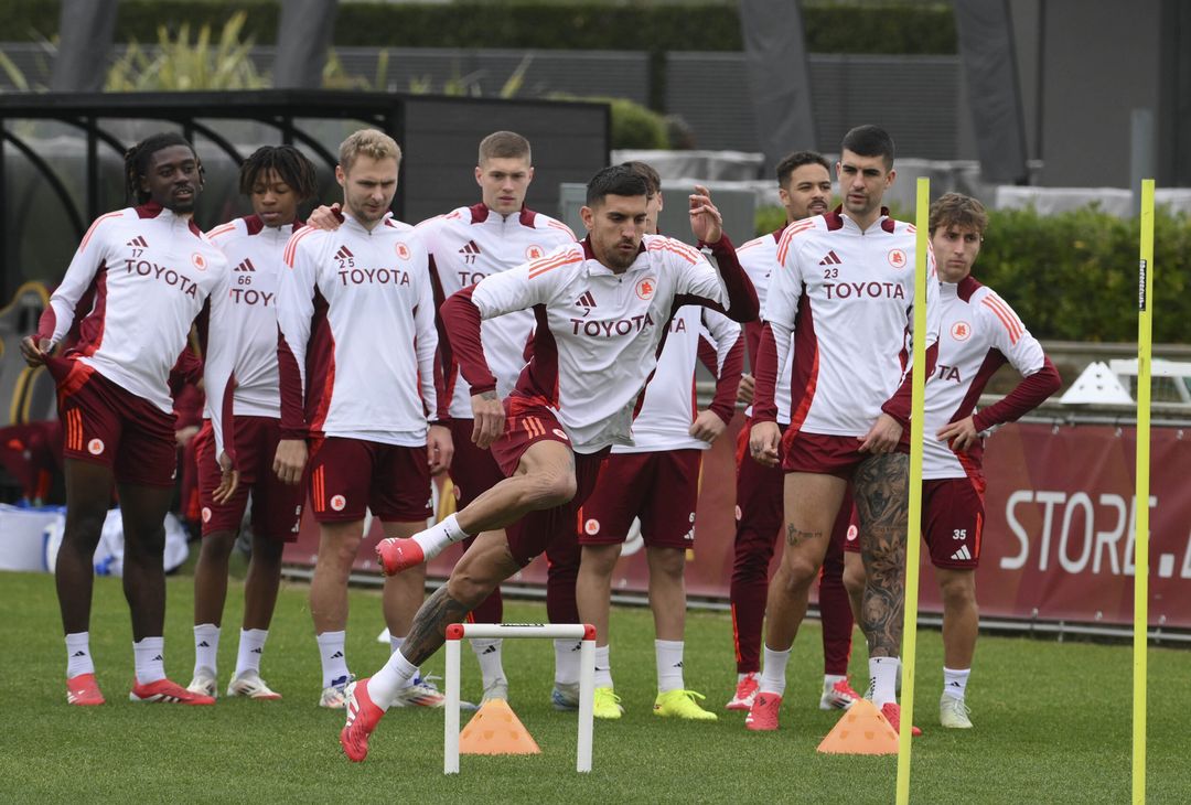 Trigoria, la rifinitura alla vigilia del Porto – FOTO GALLERY - immagine 14