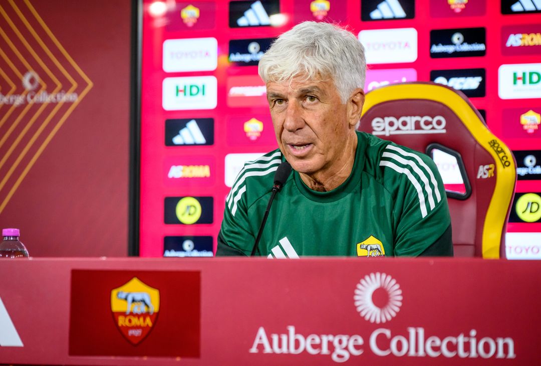Pisa-Roma, la conferenza stampa di Gian Piero Gasperini – FOTO GALLERY - immagine 10