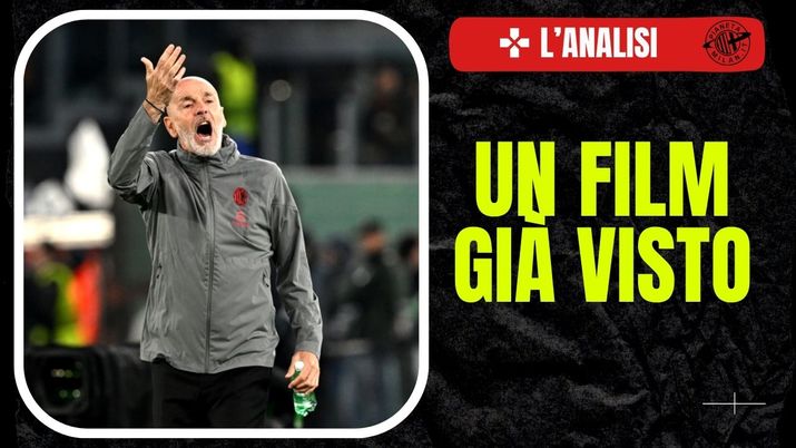 Stefano Pioli AC Milan Roma-Milan 2-1 Europa League 2023-2024