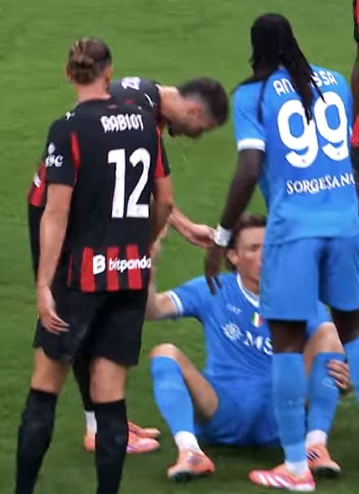 borodcam-dazn-milan-napoli-fofana-rigore-gimenez-mctominay-allegri-conte-debruyne-modric-pulisic-news-ultima-ora