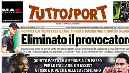PRIMA PAGINA TUTTOSPORT OGGI: “Derby per l’Europa”