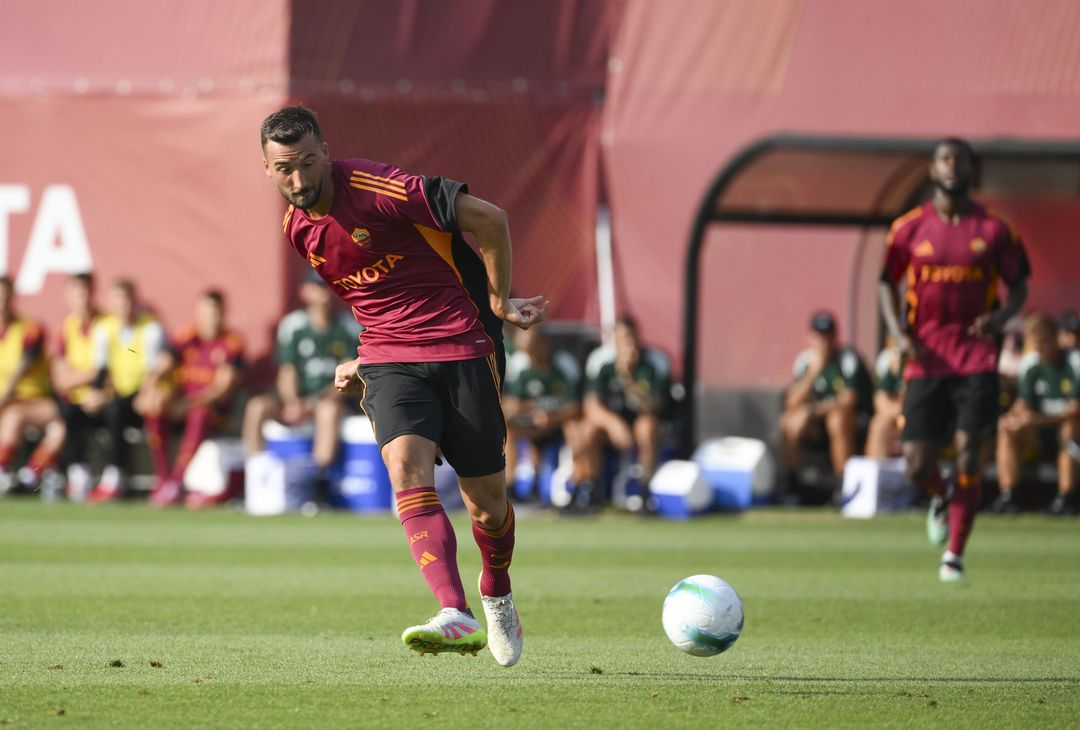 Roma-Trastevere, le immagini della prima amichevole di Gasperini – FOTO GALLERY - immagine 5