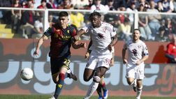 Genoa-Torino 3-0, le statistiche: dominio grifone, granata travolti