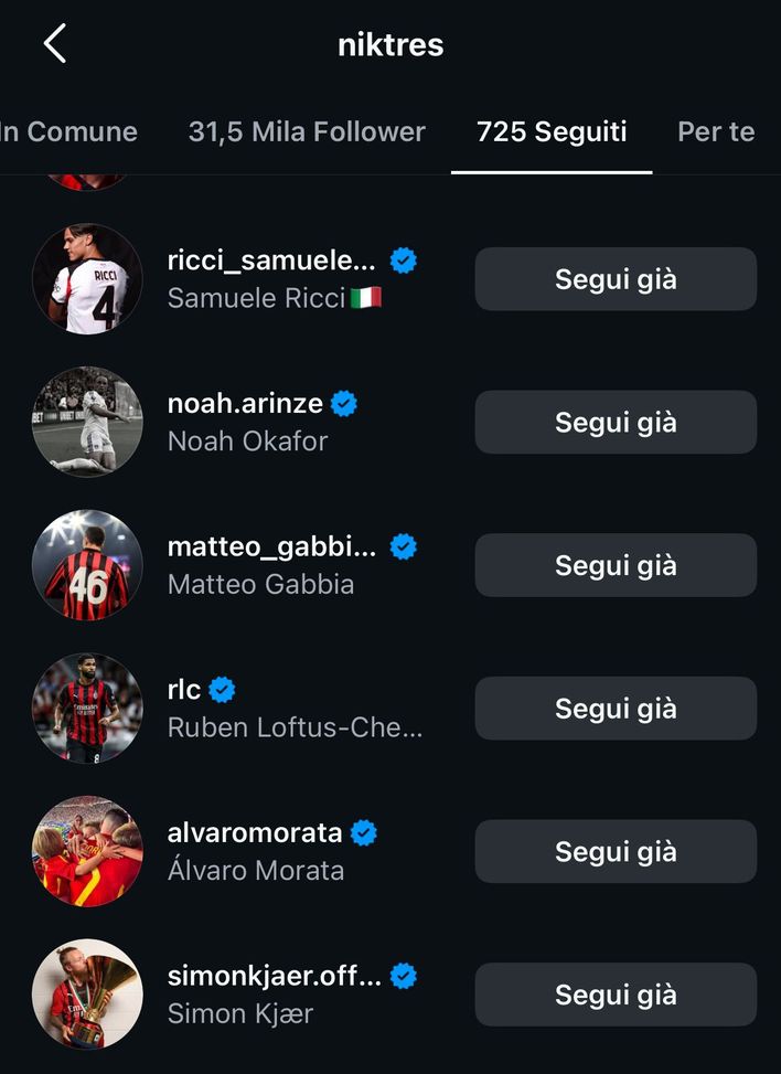 Tresoldi-Milan, amore social: tutti i segnali del sogno rossonero- immagine 3