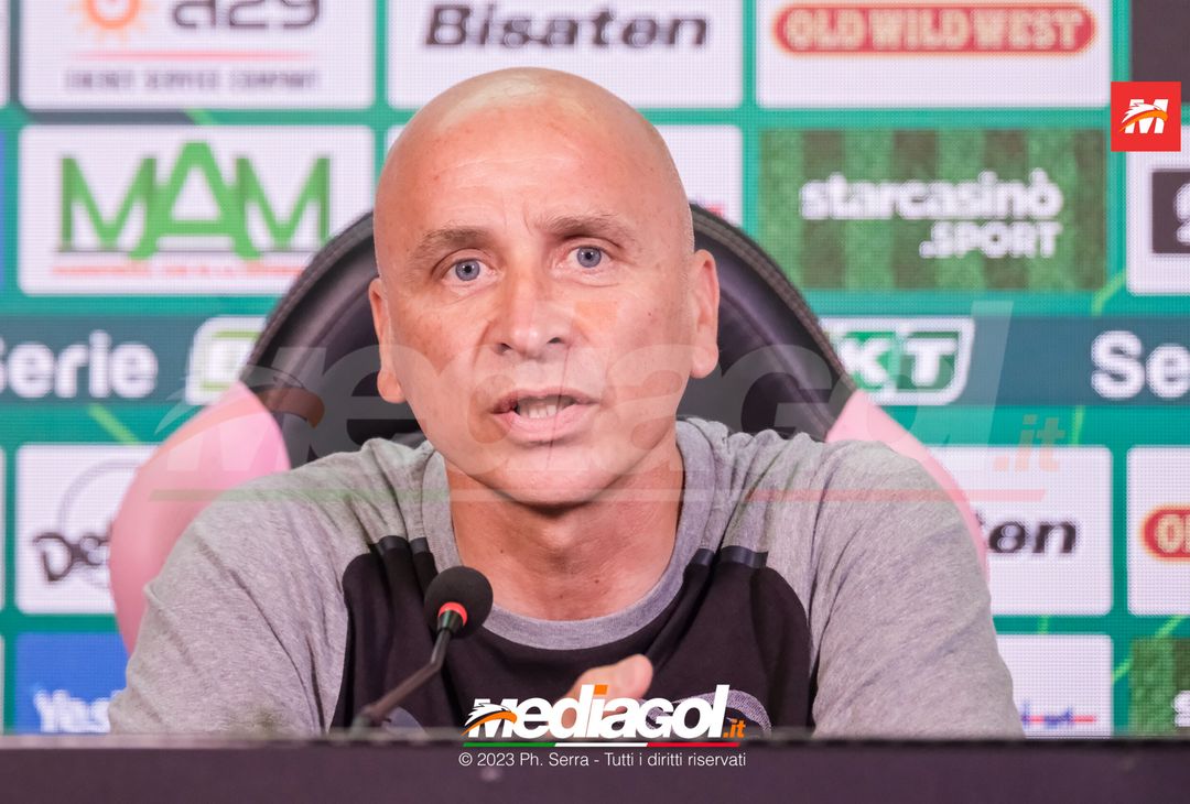 FOTO PALERMO, verso la Reggiana: Eugenio Corini in sala stampa (GALLERY) - immagine 24