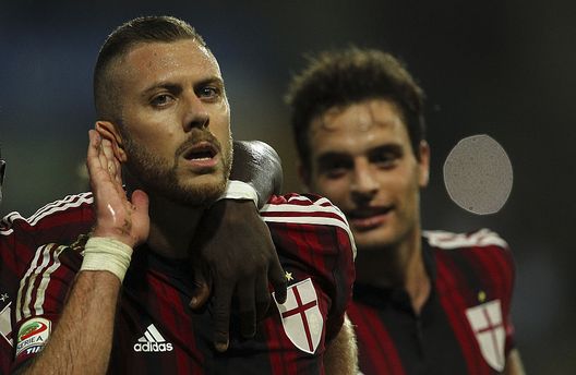 Parma, Italia - 14 settembre 2014: Jérémy Menez del Milan esulta dopo aver segnato contro il Parma. (Foto di Marco Luzzani/Getty Images) Milan, i migliori marcatori rossoneri nella storia contro il Parma- immagine 2