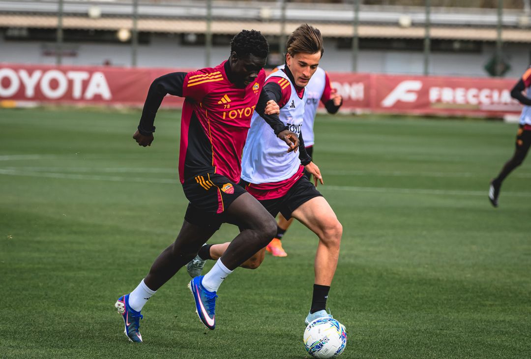 Verso Inter-Roma: l’allenamento dei giallorossi, c’è Soulé – FOTO GALLERY - immagine 3