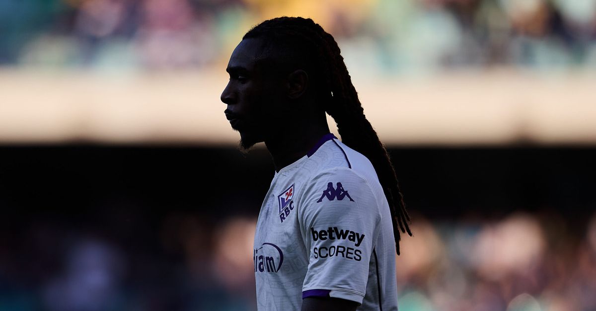 Fiorentina, Kean sui social posta una foto criptica: “Fallisco solo quando mi arrendo”