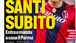 Il Bologna passa col brivido in Coppa Italia: le prime pagine dei giornali