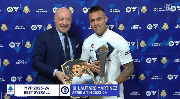 dazn Serie A 23-24, Lautaro Martinez è il capocannoniere con 24 gol in 33 presenze- immagine 2