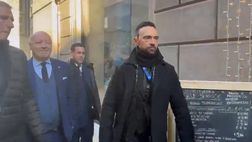 VIDEO FCIN1908 / Inter-Liverpool, l’arrivo dei dirigenti nerazzurri al pranzo UEFA