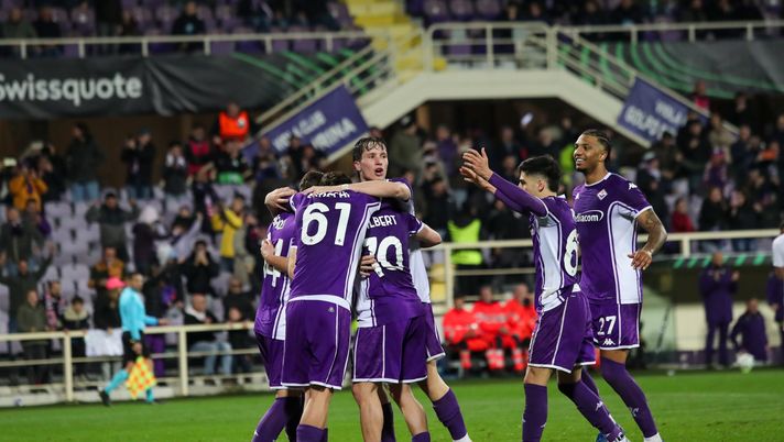 GERMOGLI PH: 12 MARZO 2026 FIRENZE STADIO ARTEMIO FRANCHI CONFERENCE LEAGUE FIORENTINA VS RAKOW NELLA FOTO ESULTANZA GOL GUDMUNDSSON Polverosi avverte: “Fiorentina, ok le tre vittorie ma adesso molta calma” - immagine 1